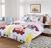 Truck Bedding Boy Cars Duvet Cover Set For Kids Girls Teens Freestyle Truck Decor Comforter Cover Blue Quilt Cover Bedding Decor