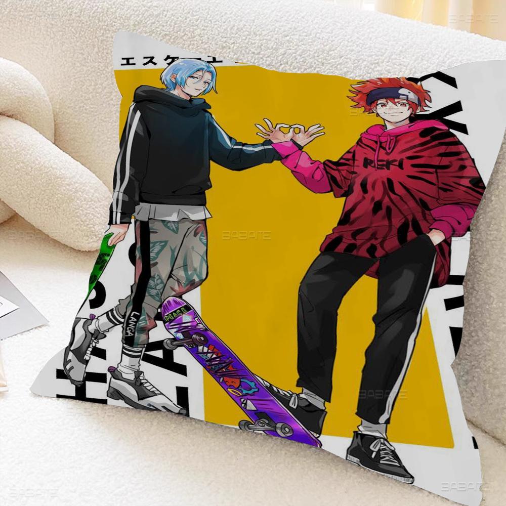 SK8 The Fandom Pillowcase Toon Gift Cushion Cover Bedroom Home Sofa Chair Seat Decor Pillow Case