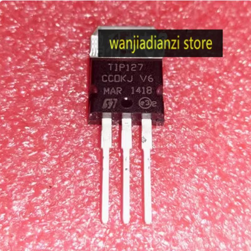 5pcs Original TIP127 5A 60-100V 65W Field Effect Tube TO-220 Crystal Power Amplifier, High-power Matching