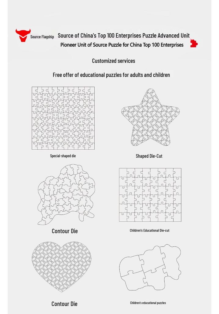 In Stock 1000-Piece High-Quality Challenging Jigsaw Puzzle for Adults - Customizable