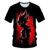 2025 Summer New Fashion Dragon Ball Tshirt Shorts 2 Piece Sets Kids Tracksuit Vegeta Clothes 3D Printed Dragon Ball T Shirts  Suit