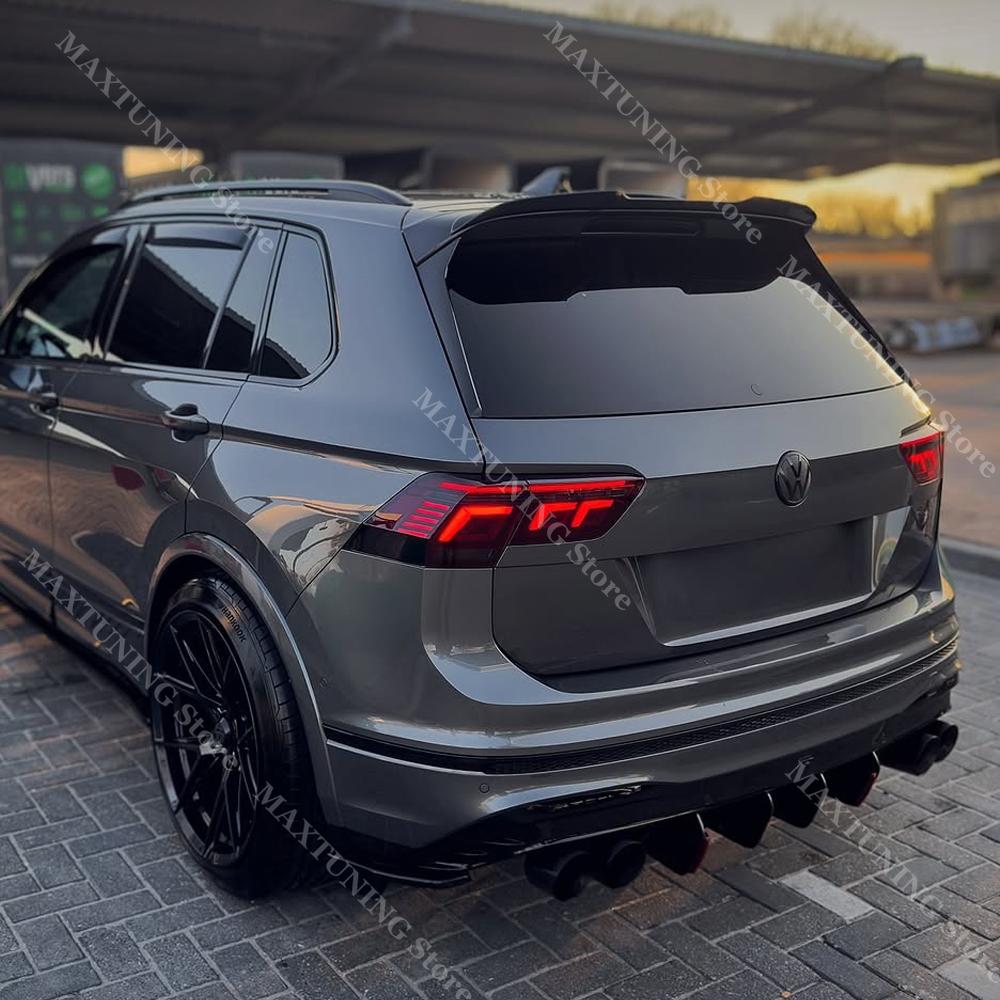 Spoiler Posteriore da Tetto ad Ala per Volkswagen VW Tiguan MK2 R R-Line 2017-2023 Spoiler Posteriore ad Ala Kit Carrozzeria Auto