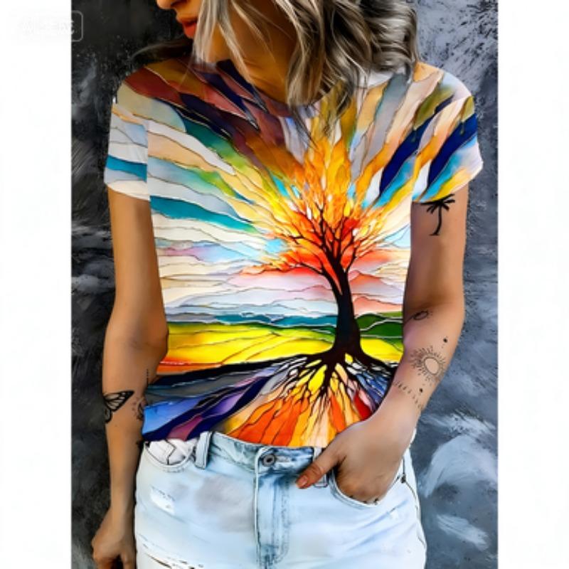3D Art Visual Impact Shade Lady's Clothing