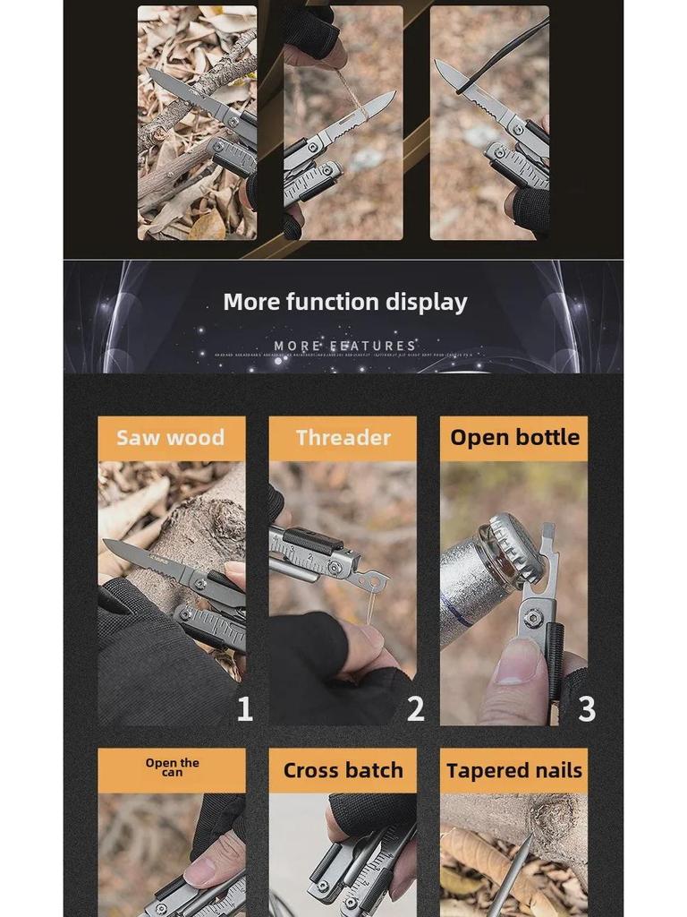 Stainless Steel Telescopic Multi-Function Folding Pliers