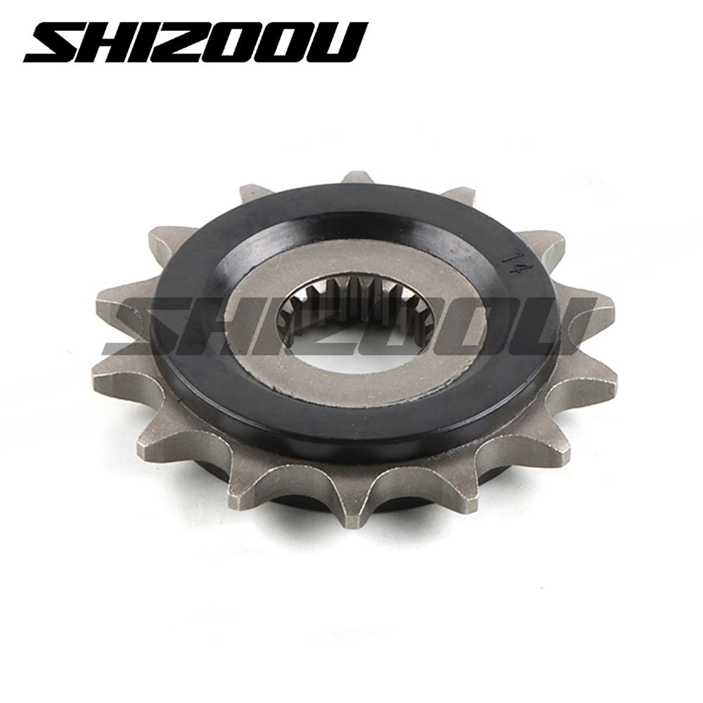 14T Silent Durable Front Sprocket Fly Chain Wheel For Benelli TRK251 BN251 TNT25 TNT250 Leoncino 250 BN TRK TNT 25 250 251