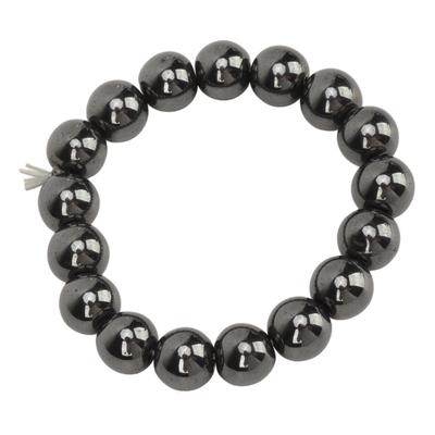 Terahertz Stone Bracelet Terahertz Beads Power Energy Stone Bracelet for Women Men