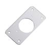 Stainless Steel Cabinet Door Hinge Sheet, Hinge Tool, Installation & Pad Plate for Wardrobe Doors