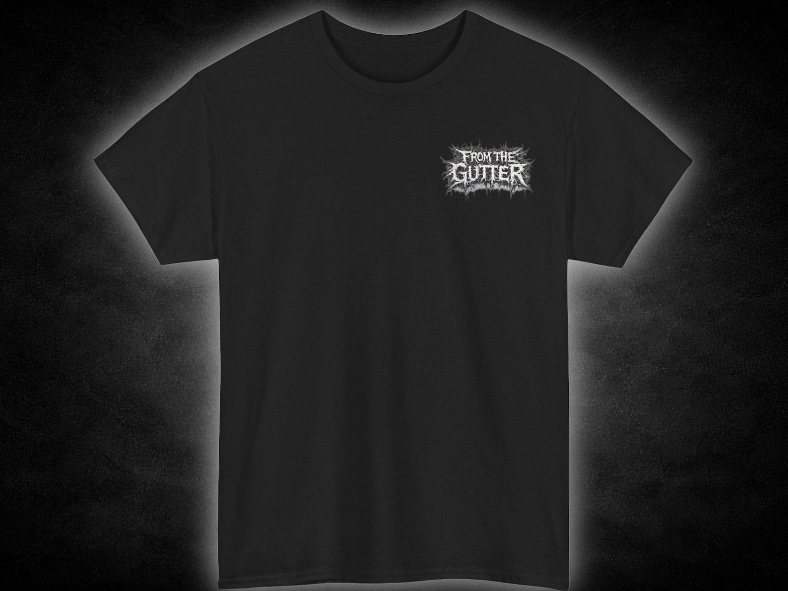From the Gutter Graphic Tee | Grunge Logo Chest Print 2XL