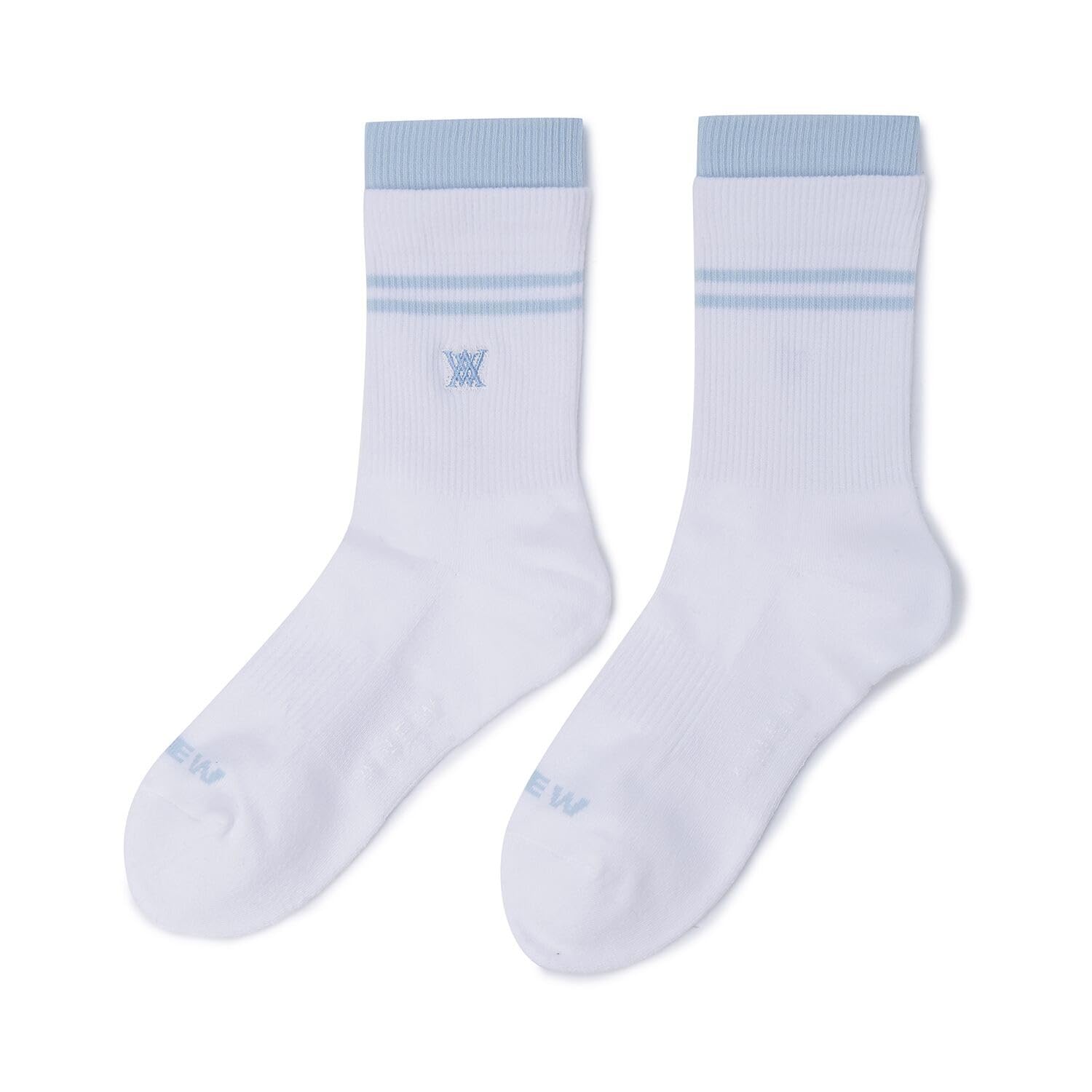 

Anew Golf Women s Double Block Socks, Sky Blue, AGEUWSC03