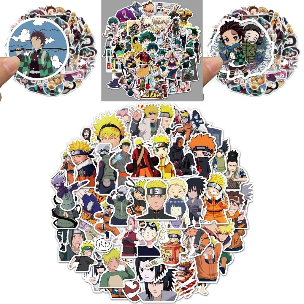 50-piece Unique Japanese Anime "demon Slayer" Graffiti Stickers For Personalizing Luggage Skateboards And Notebooks Durable Stickers