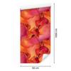 Ink Red, Peach and Coral Wallpaper 50x1000