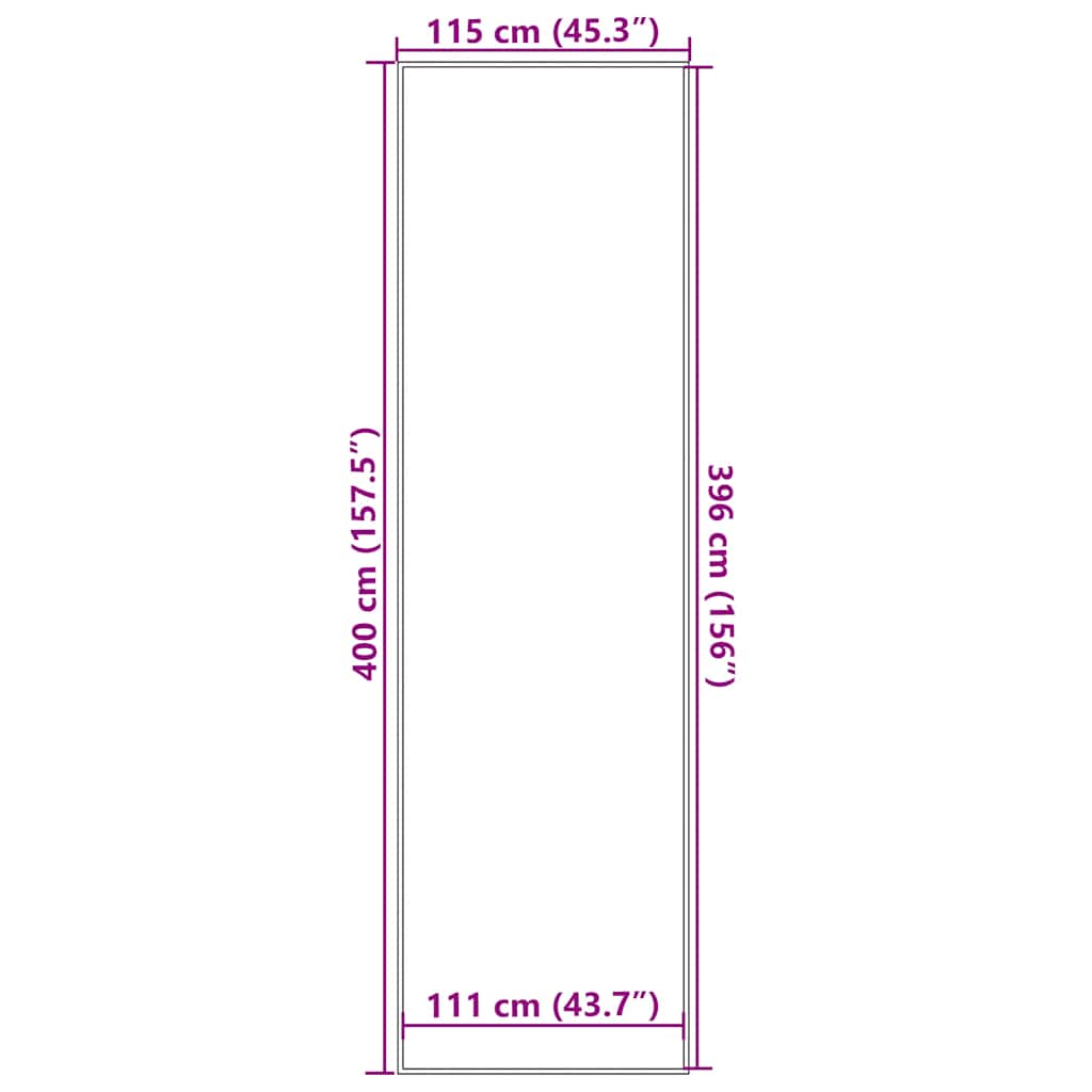 Anthracite Wiper 115X400 Cm