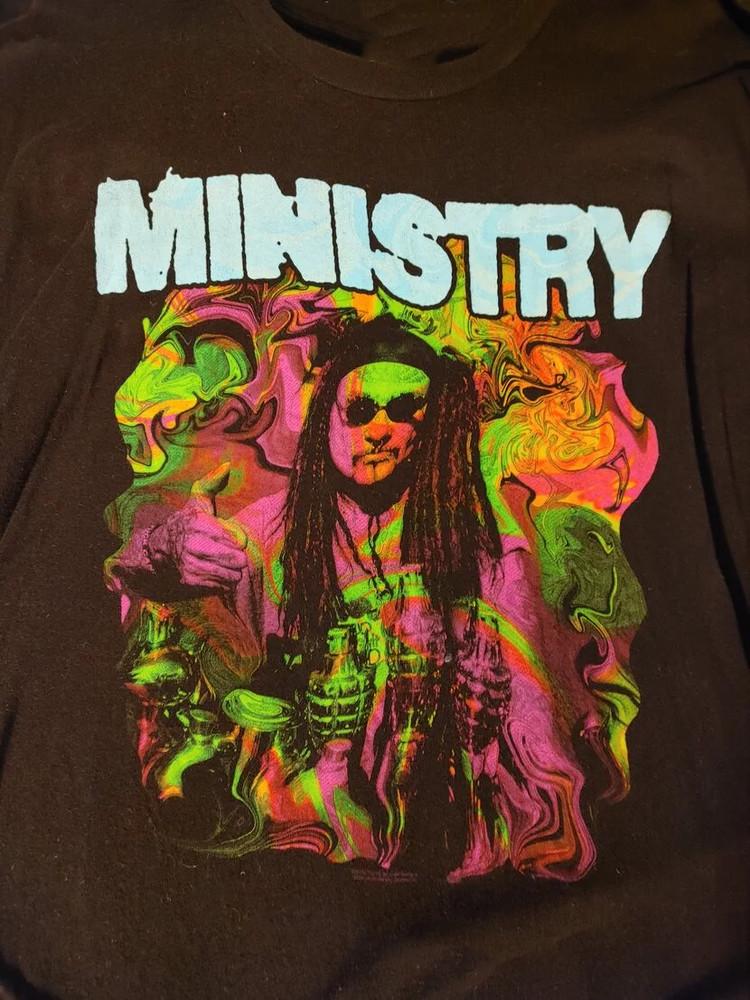 

Hot Ministry Band Music Brown T-Shirt Cotton Unisex S-5XL Unisex T-Shirt XXL