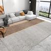 Geometric Crystal Velvet Carpet - Dirt-Resistant Floor Mat for Living Room and Coffee Table