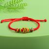Handgefertigtes Fünffarbiges Knottenarmband: Ethnischer Stil Drachenbootfest-Accessoire für Erwachsene & Kinder