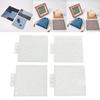 4x Sashiko Stencils Geometric for Tea Mat Reusable Pattern Template Art Projects