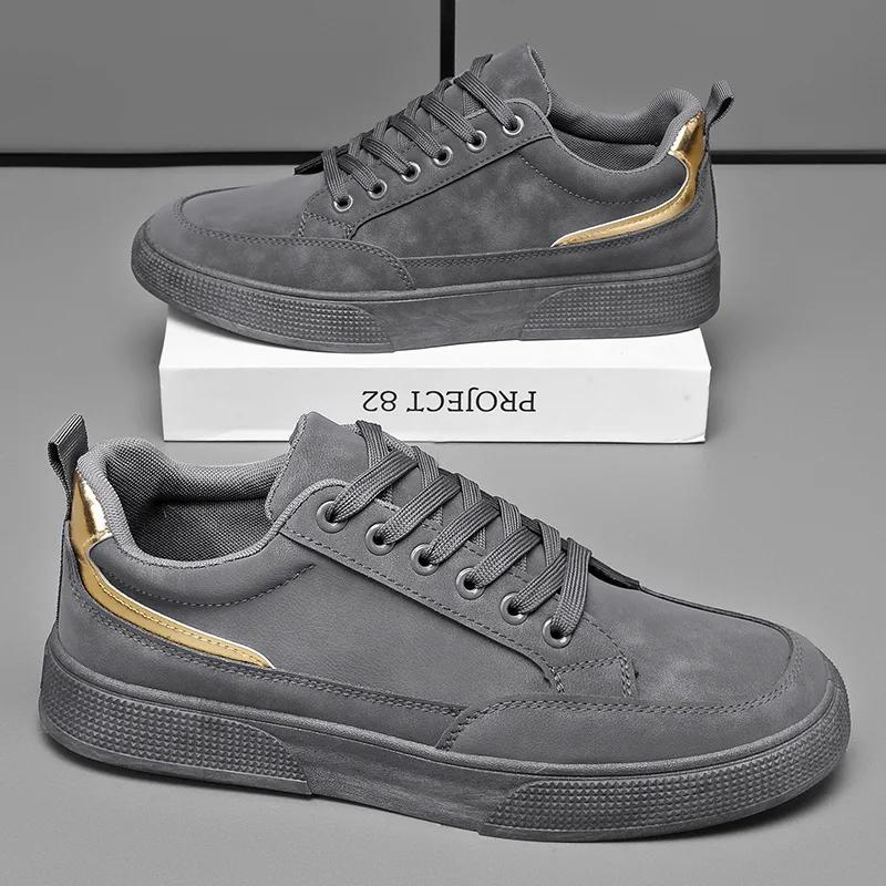 

Мужские кроссовки весна осень 2024 года спортивная обувь для мужчин модная вулканизированная обувь Tenis Para Hombre мужская обувь на плоской подошве класса люкс 39