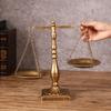 Libra Jewelry Tower Retro Balance Scale Sculpture Justice Scale for Law Students Attorneys Judges Lawyer Office Decors