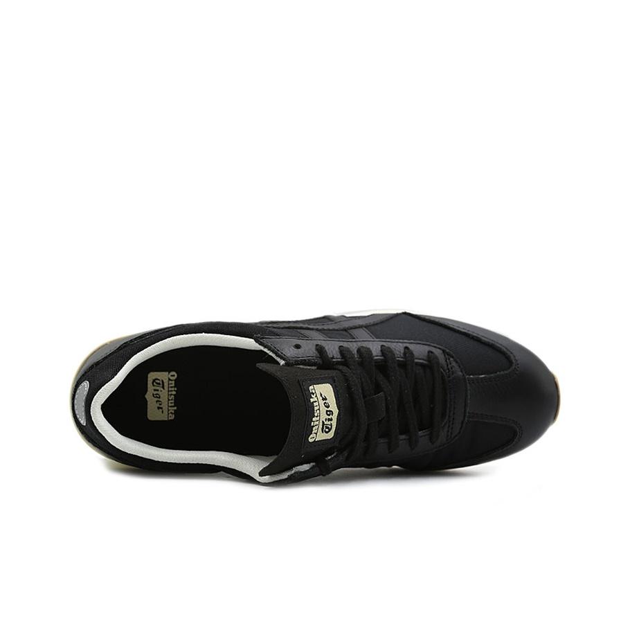 ONITSUKA TIGER California 78 Classic Sokoldalú Szövet Csúszásmentes Tartós Légáteresztő Alacsony szárú Futócipő Férfi sneakerek Fekete Fehér 1183A031-001