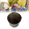 Collapsible Trash Can Waterproof Oxford Cloth Portable Camping Trash Can for Outdoor Balcony Garden
