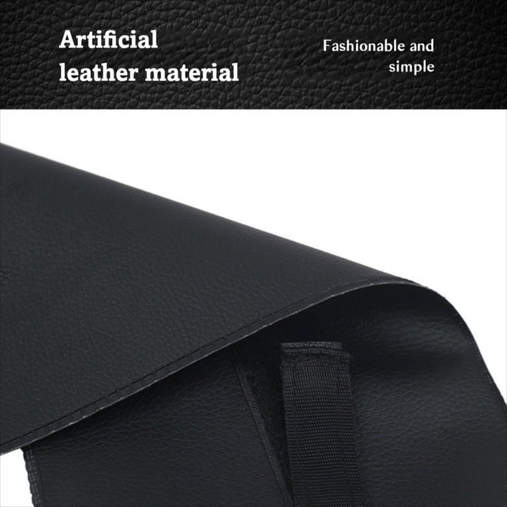 Black Car Umbrella Storage Bag Waterproof Synthetic Leather Car Seat Back Holder Compact Saving-space Auto Tidying Accessories