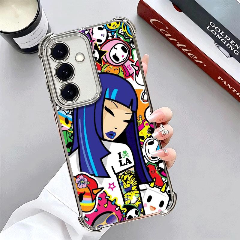 Japan T-Tokidokis Art Soft Phone Case For Samsung A17 A27 A07 A37 A57 A16 A56 A15 A55 A14 A54 A13 A53 A26 A36 A25 A35 A24 A34 A2