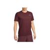 Nike Dry Fit Trail Durable Comfortable Stylish Versatile Short Sleeve T-Shirt Men Tops Red Brown DV9306-652