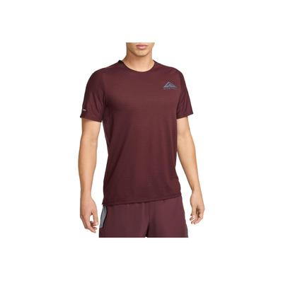 Dry Fit Trail Durable Comfortable Stylish Versatile Short Sleeve T-Shirt Men Tops Red Brown DV9306-652