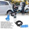 AC 220V 16A 3-Pin CEE-Steckdose mit LCD-Digitalanzeige Digitaler Stromzähler für Wohnmobil Elektroauto