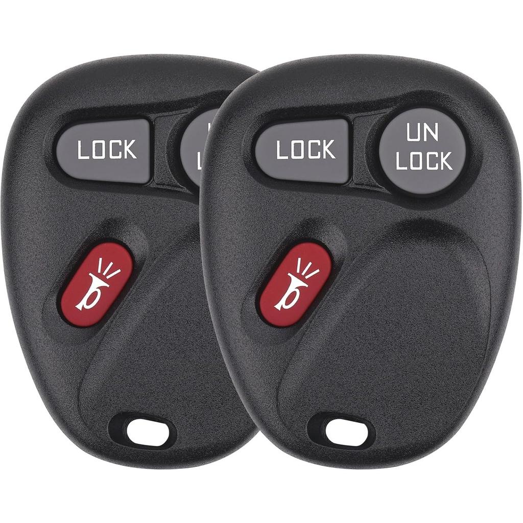 Key Fob for 2001-2002 Chevy Silverado Suburban Tahoe& GMC Sierra Yukon/ 01-04 S10 Sonoma/ 2002 Avalanche& Escalade Car Keyless Entry,KOBLEAR1XT,2Pcs