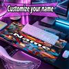 Custom Name Personalized Superman Pattern Mousepad, Laptop PC Desk Mat, Decorative Desk Mat for Home Keyboard Pad Gift