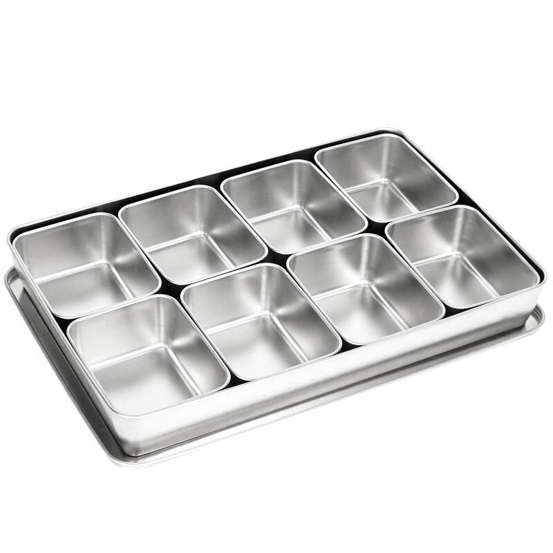 Scatola porta condimenti Ming Chuxing in acciaio inossidabile stile giapponese con coperchio