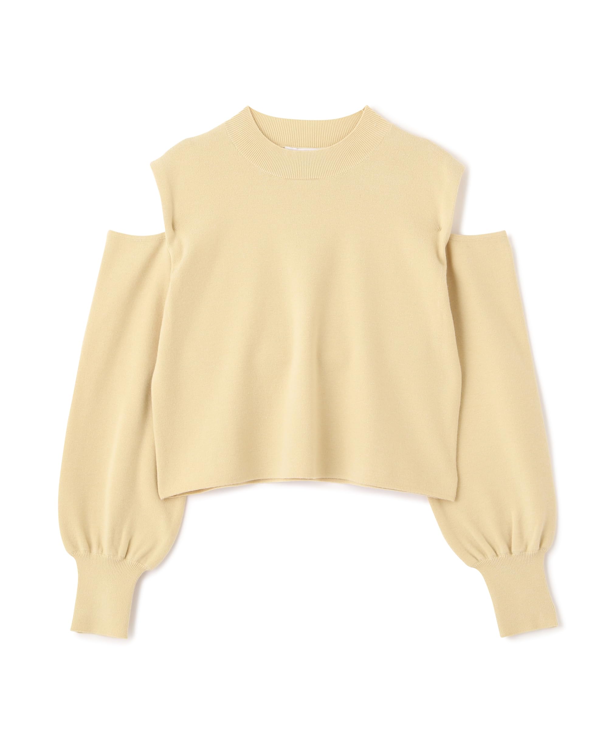 

Proportion Body Dressing Open Shoulder Knit Yellow Women s Sweater,