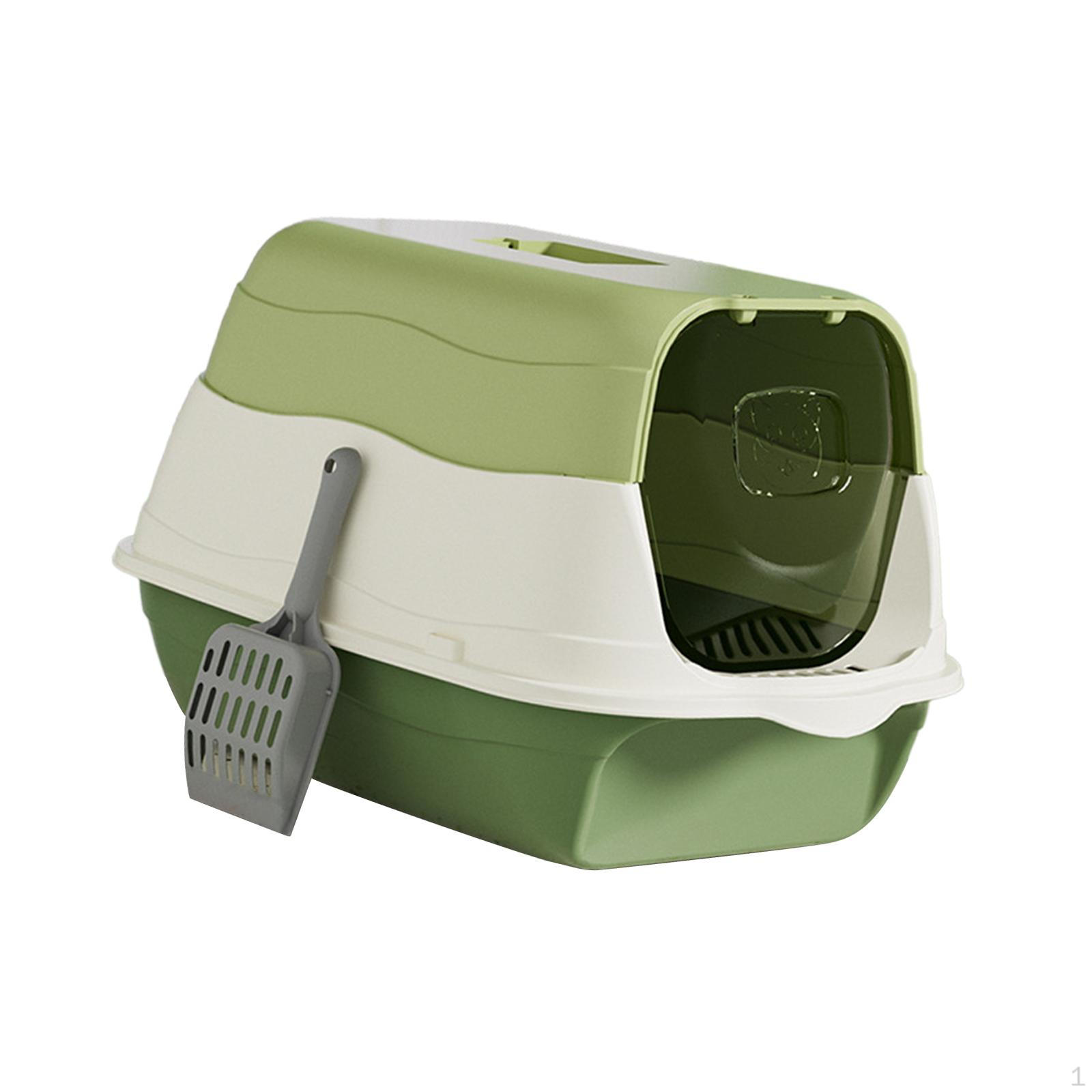 

Убежище с крытым входом и съемным капюшоном для домашних кошек зелёный