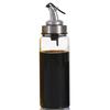 180/300/500ML Oil Glass Bottle Leak-proof High Temperature Resistant Scale Refillable Soy Sauce Vinegar Olive Oil Condiment Dispenser for Kitchen
