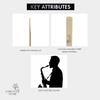 FORESTONE Hinoki Baritone Saxophone Reeds [Hardness: S Soft] FHBS