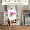 Beech Multifunctional Easel with Drawer Tray Foldable Adjustable Easel Drawing Board Easel for Children Sketch Oil Painting