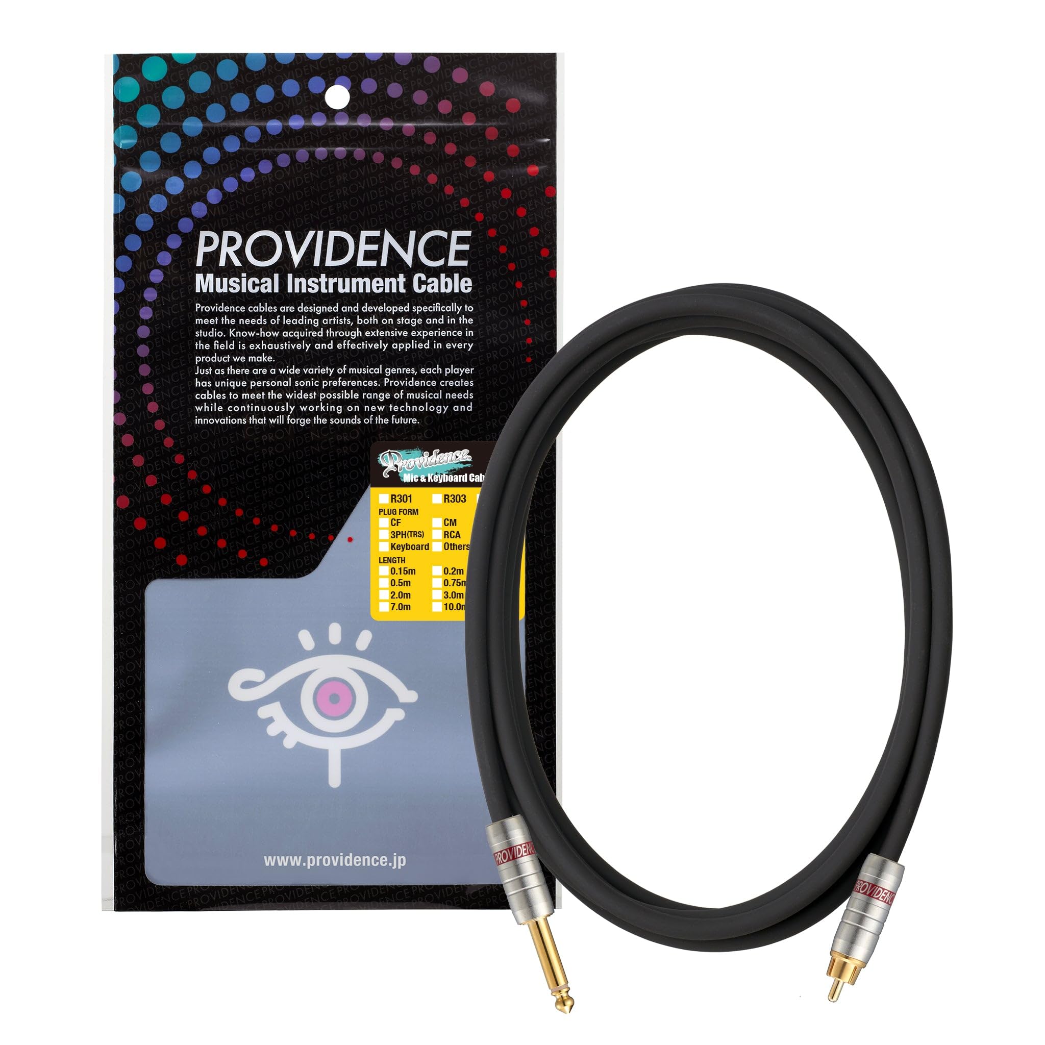 

Providence Microphone Cable R301 7m PH/RCA (Phone/RCA) чорний