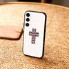 Jesus Bible Verse Phone Case For Samsung  A73,72,71,A52,51,40,41,A22,A32,31,A13, Soft Black Shell