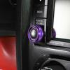 GPS Navigation Switch Knob Cover for Dodge Challenger Aluminium Alloy Purple