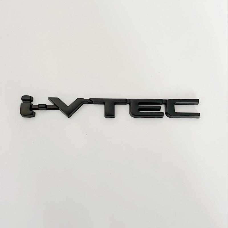 3D Chrome Metal Car Letters Rear Trunk Badge Emblem IVTEC Logo I VTEC Sticker For Honda City Civic Accord Jazz CRV  Accessories