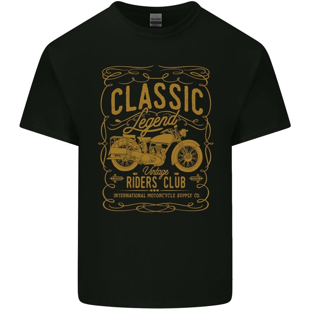 Classic Legend Riders Club Motorbike Biker Mens Light Cotton T-Shirt