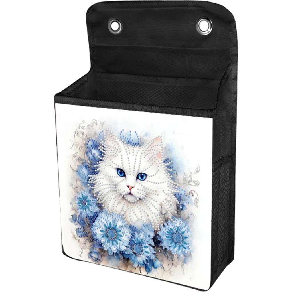 Christmas DIY Diamond Art Hanging Storage Bags Canvas Diamond Painting Hanging Storage Bag Diamond Painting Wall Hanging Bags