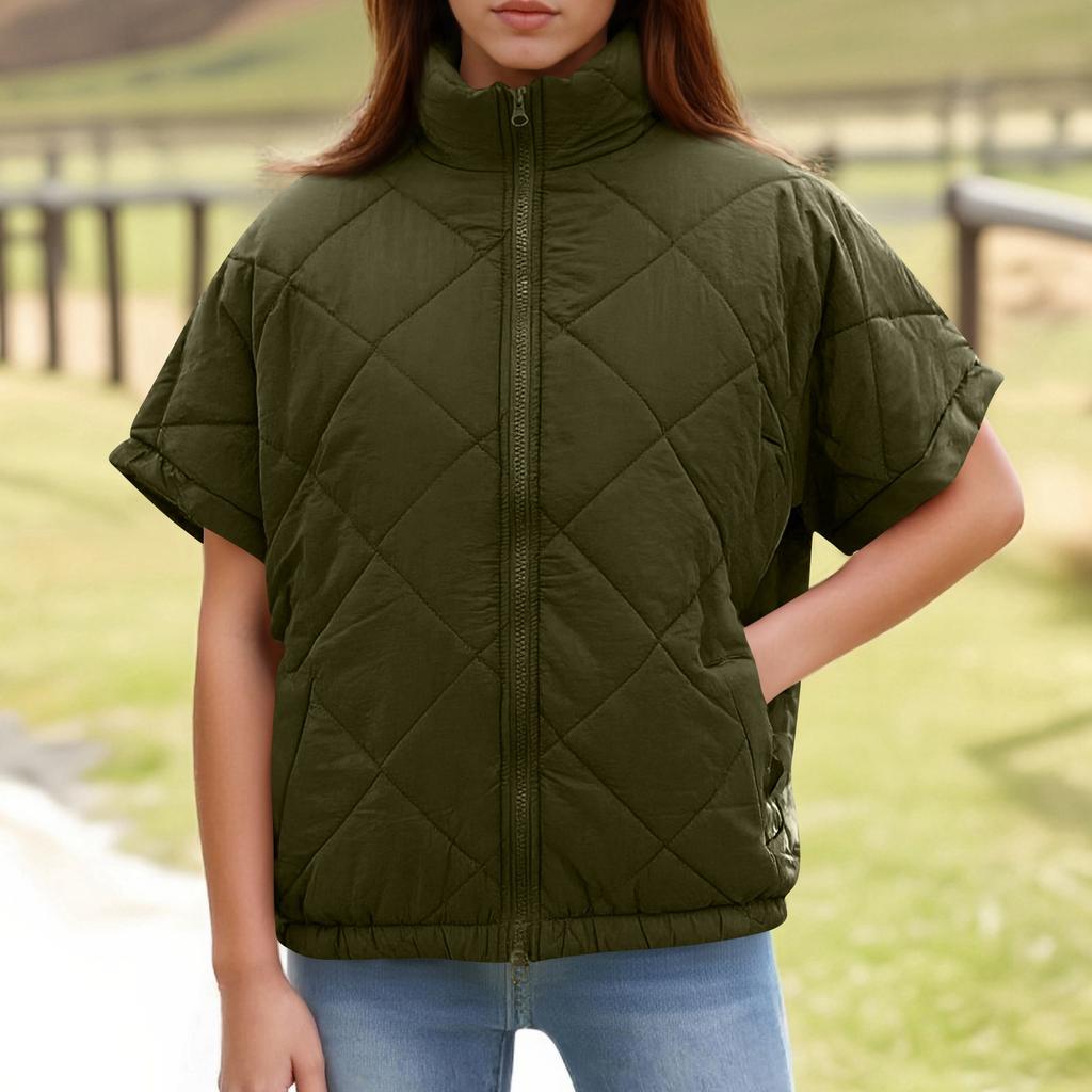 Women'S Casual Vest Loose Warm Cotton Vest Jacket