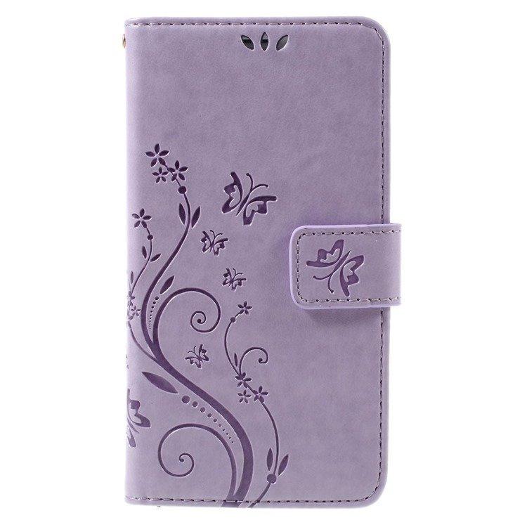 Flip case for Samsung Galaxy J5 2016, Butterfly, purple