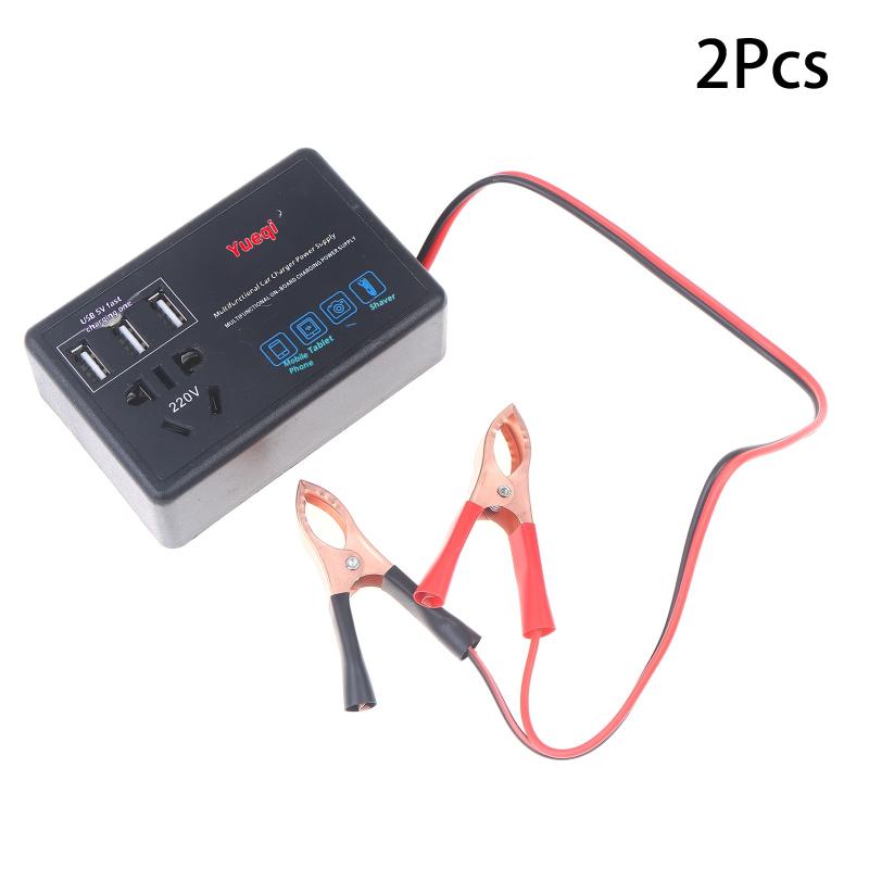 

Багатофункціональний автомобільний інвертор живлення 12 В/24 В до 220 В автомобільний перетворювач з USB-портом автомобільний зарядний пристрій для автомобіля вантажівки RV