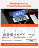 Weighted Digital Piano, 88 Keys Fully Weighted, Electric Piano Keyboard with Furniture Stand, Power Adapter, Triple Pedal, 680 Tones, Support Wireless