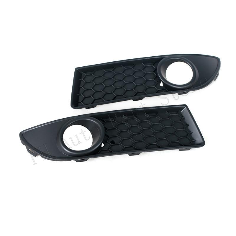 Front Bumper Fog Light Lamp Grille Trim Cover Frame Foglamp Lid Bezel For VW Polo GTI MK4 9N3 2006 2007 2008 2009