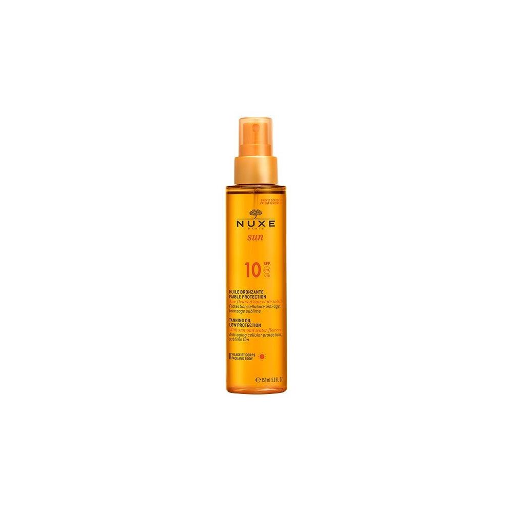 

Nuxe Sun масло для загара лица и тела SPF10 спрей 150мл