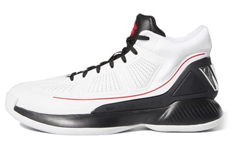 D Rose 10 Adidas  White Black Red  EH2369